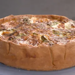 Quiche du printemps au Brillat-Savarin