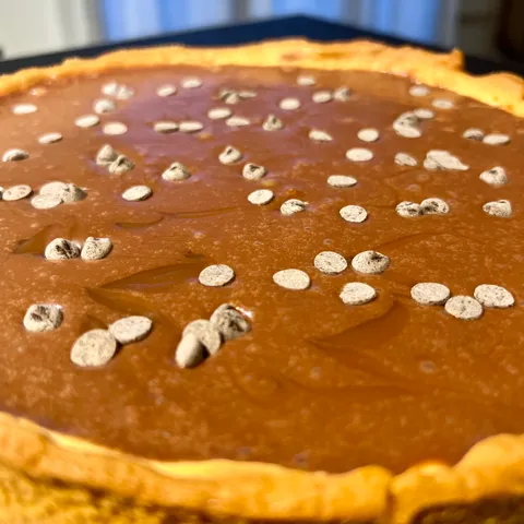 Flan façon Snikers