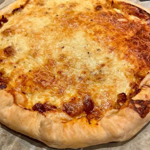 Tarte chorizo poireaux