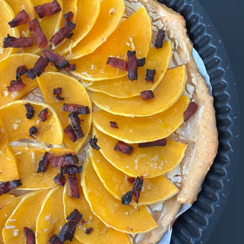 Tarte au butternut