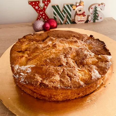Gâteau façon crumble aux pommes