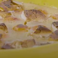 Clafoutis abricots & nougat