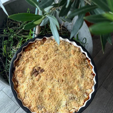 Crumble aux pommes
