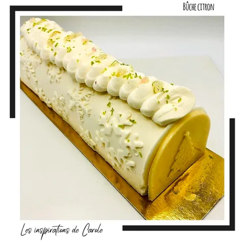 Bûche Citron Caviar