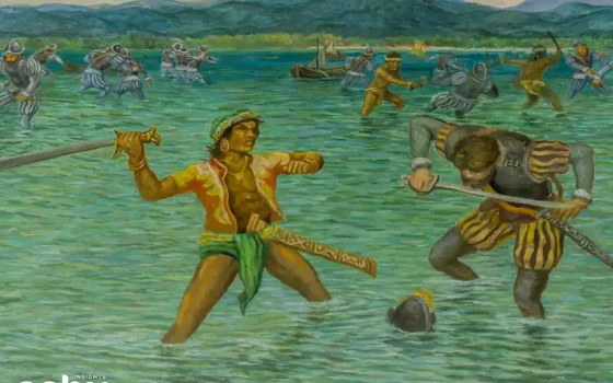 Mactan Shrine-3 Murals depicting the history of cebu