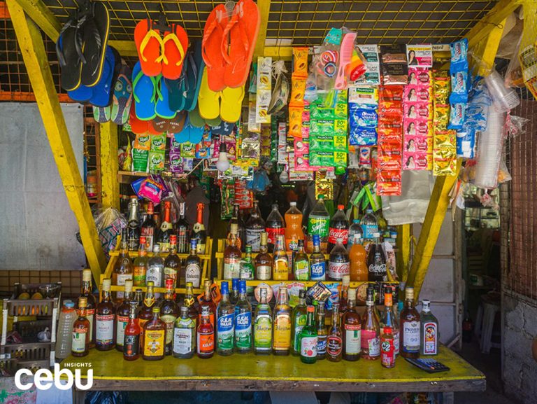 Wide shot of the products sold at a Sari-Sari Store