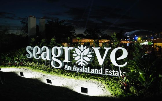 Logo of the Seagrove eco-recreational destination