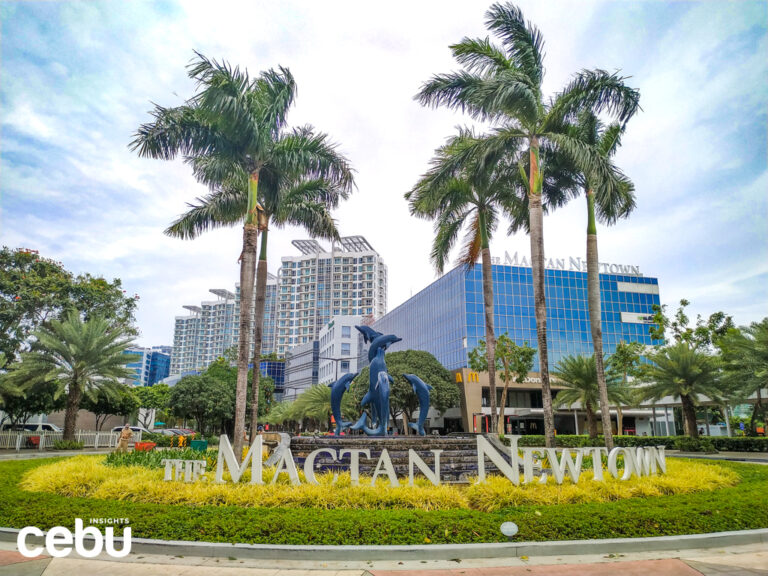 wide shot of the entrance of Mactan Newtown