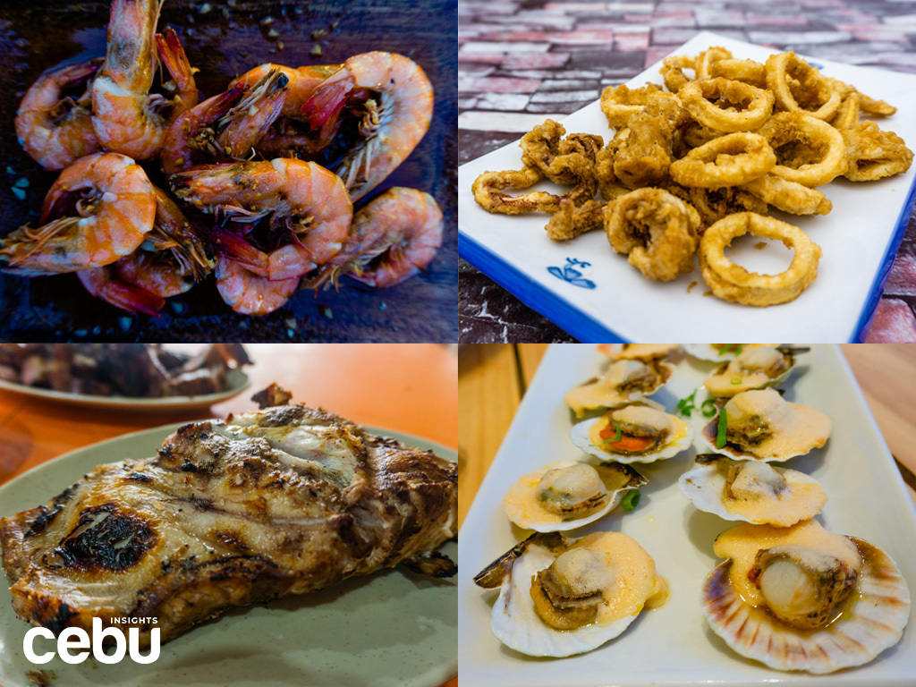 Collage of dishes from the best seafood restaurants