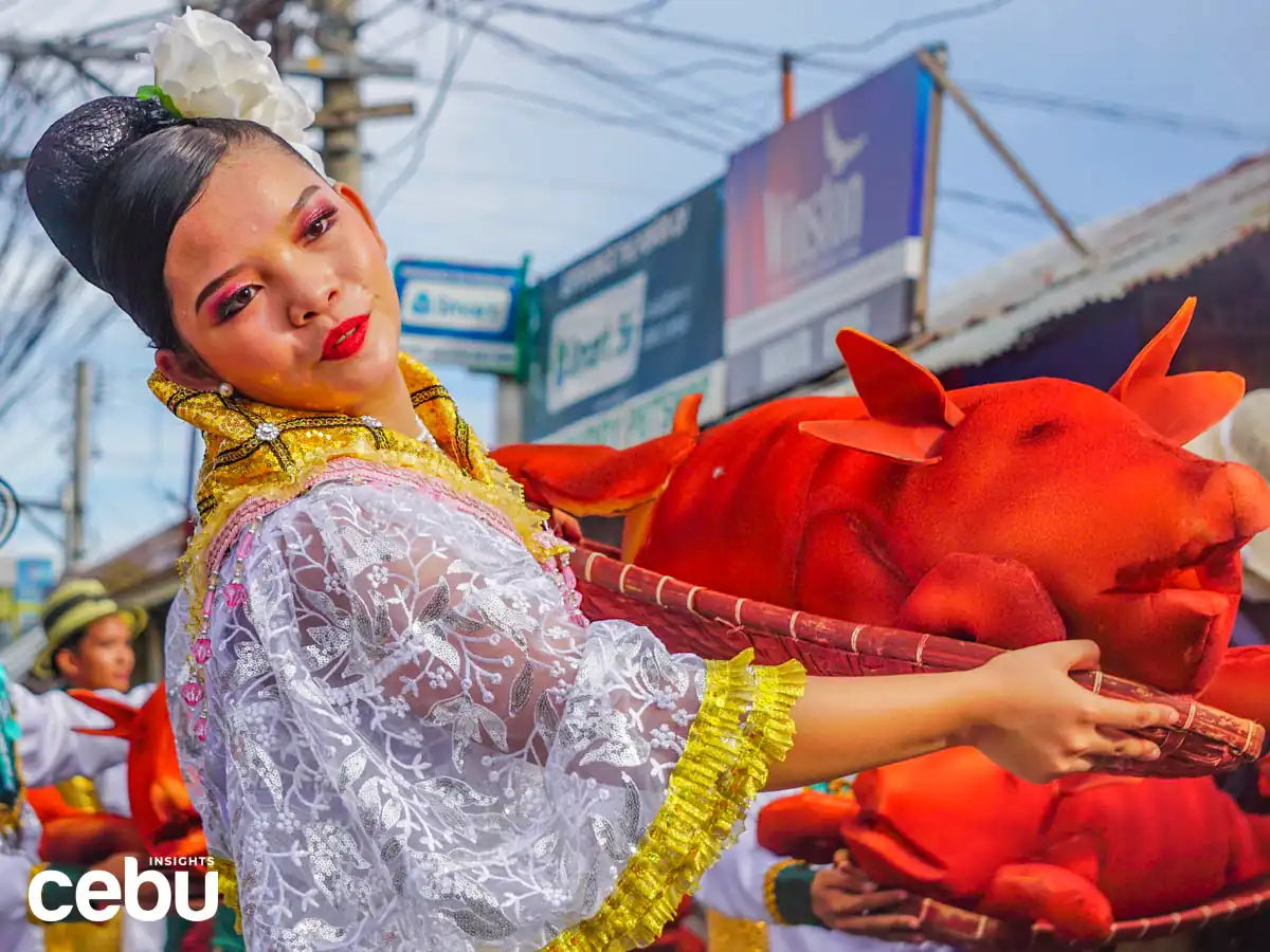 Dancer from the Halad Inasal Festival in Talisay City