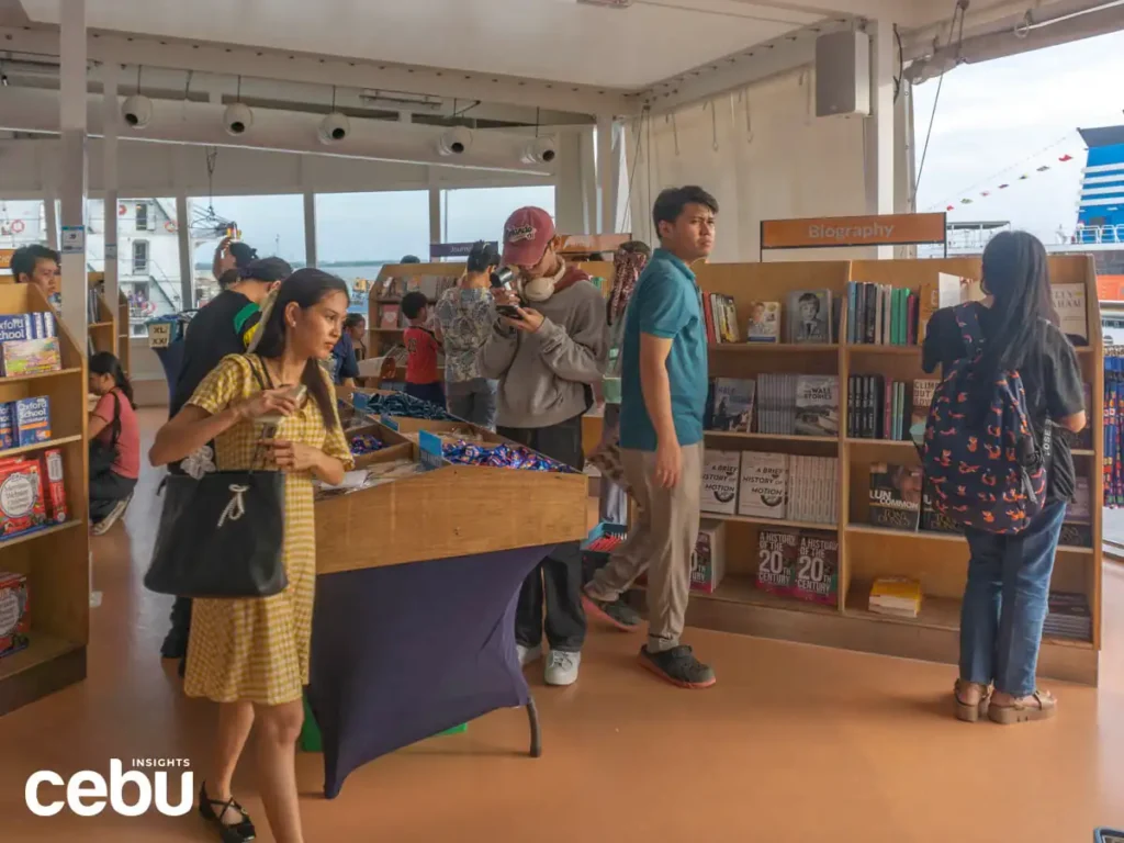 Interiors of the MV Doulos Hope floating library