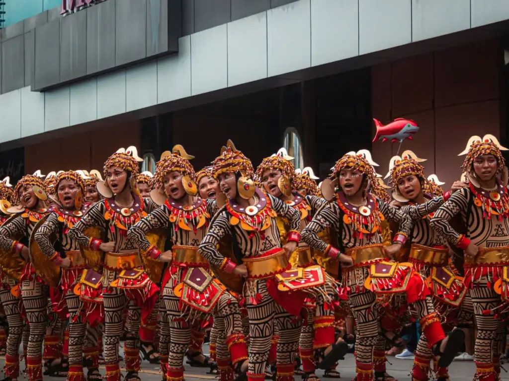 A contingent during the Sinulog Festival