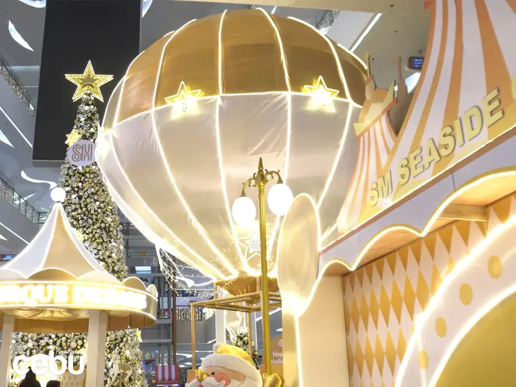 Christmas displays at the SM Seaside Cebu
