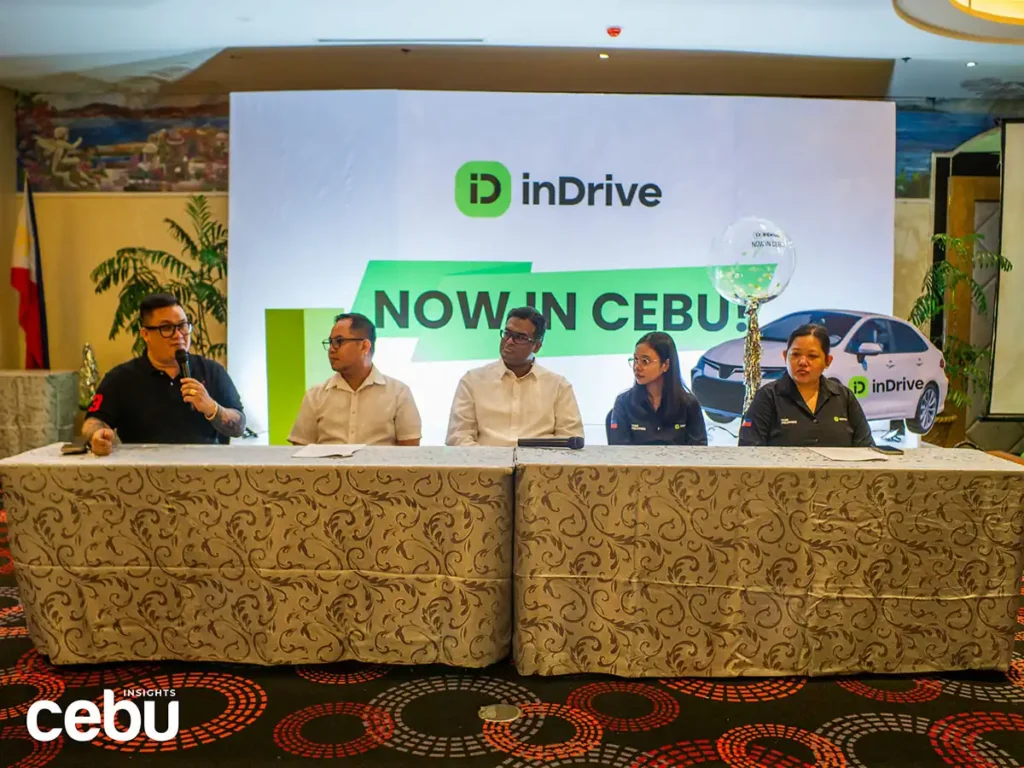 Press conference with members of inDriver Philippines