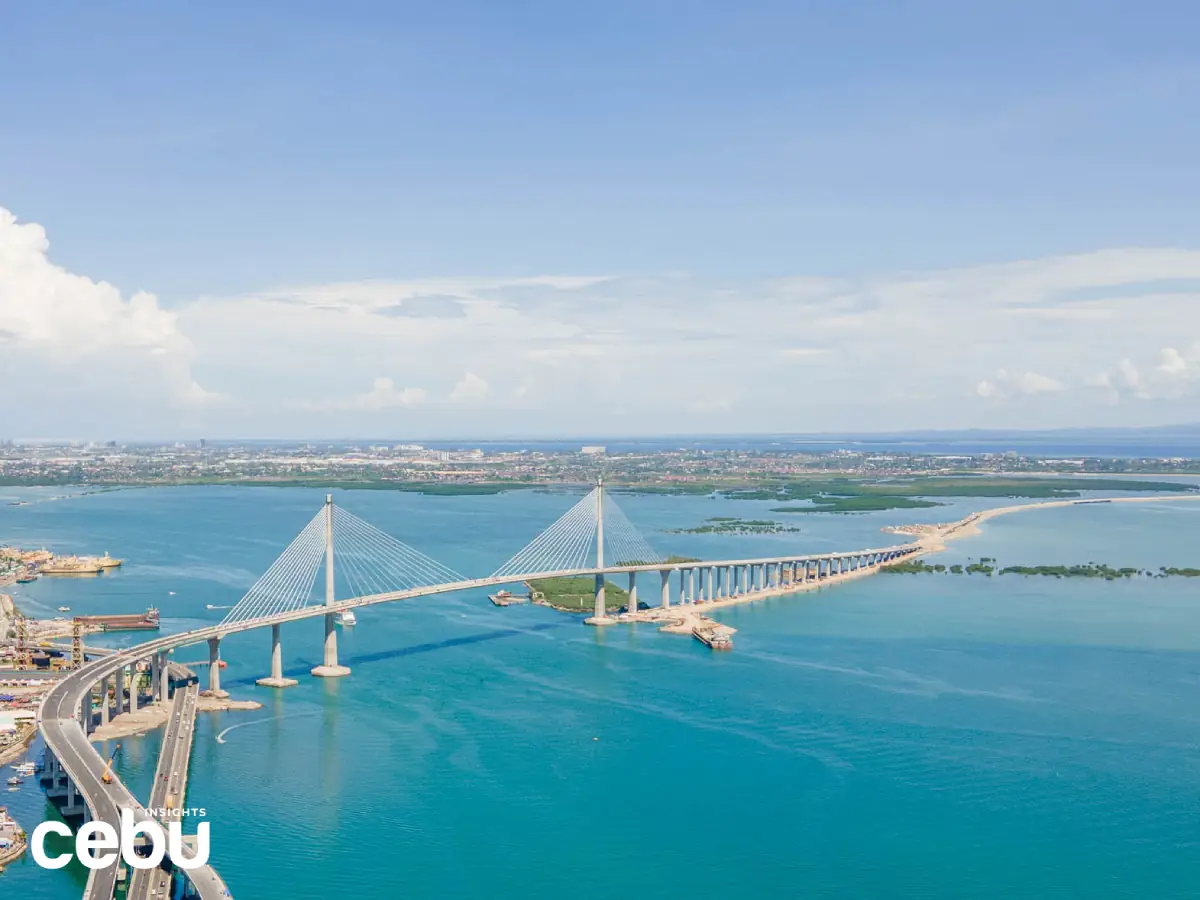 wide shot of the area where the Lapu-Lapu Expressway will be built