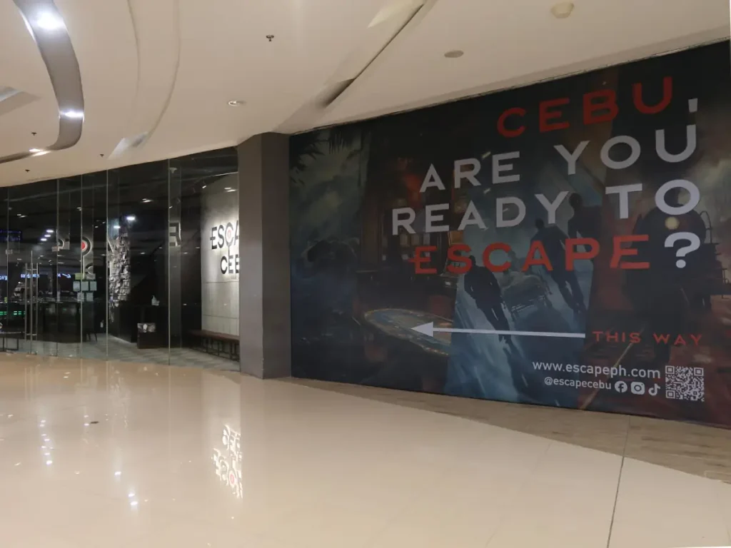 Escape Cebu at the Robinsons Galleria