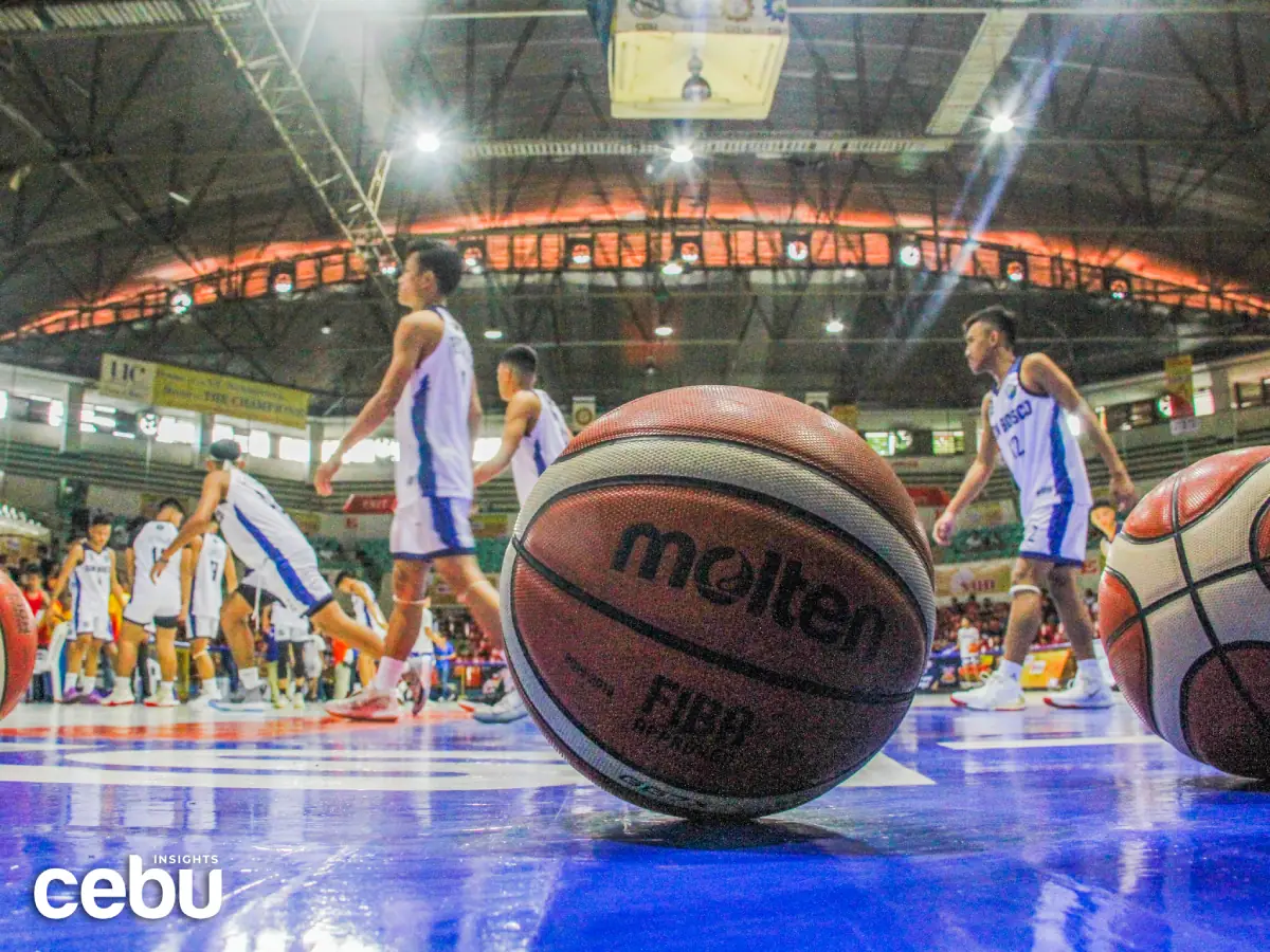 Players at the Cebu Coliseum