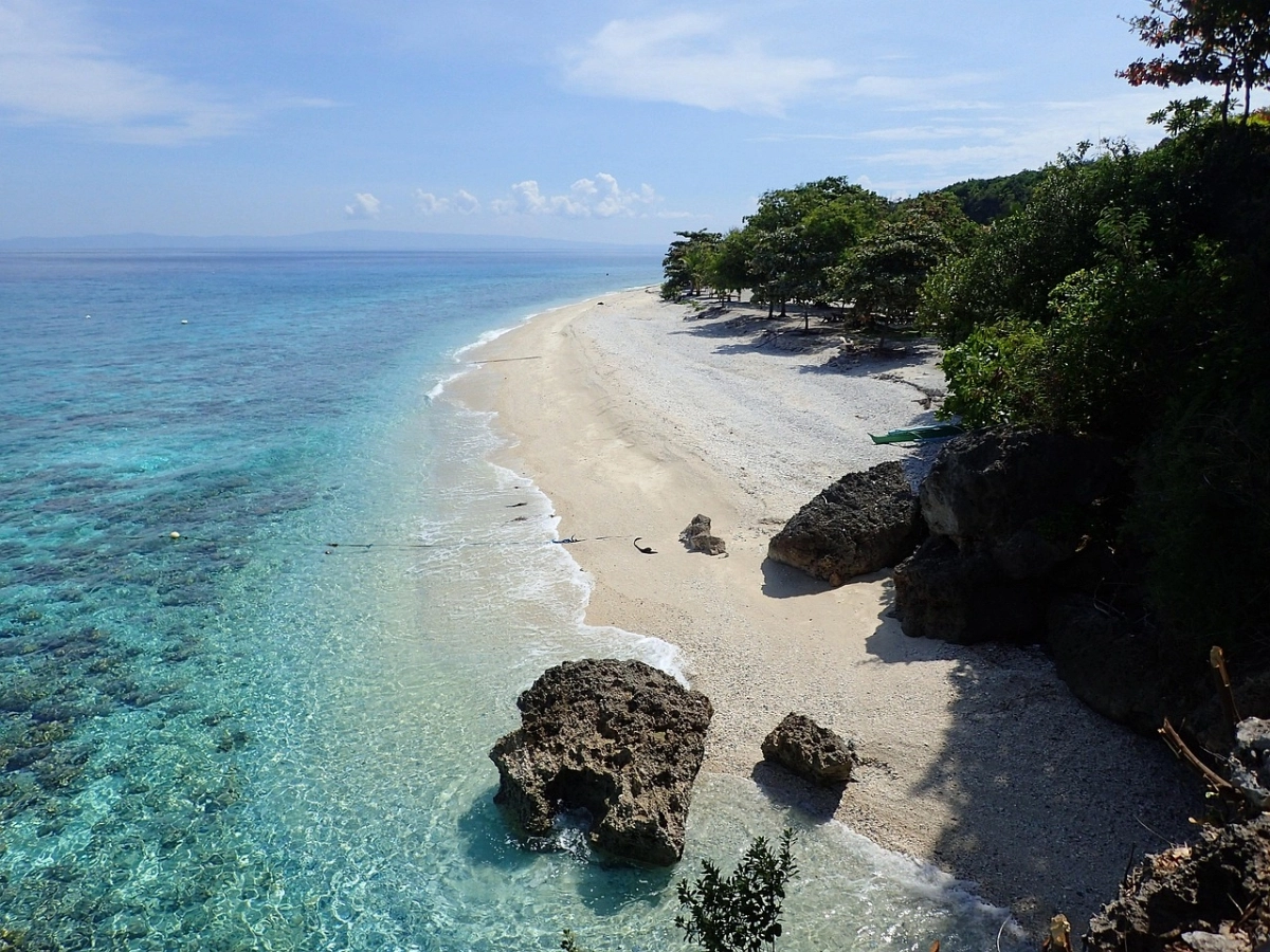 Photo of Sumilon Island, highlighting its island resort that won at the WTA