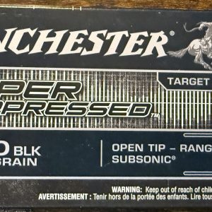 Winchester Super Suppressed Open Tip .300 AAC Blackout 200 Grain Centerfire Rifle Ammo