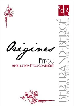 Bertand-Berge Fitou Origines