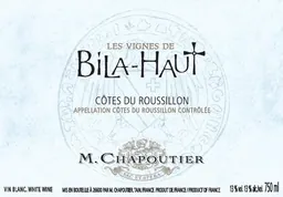 Bila-Haut by Michel Chapoutier Cotes du Roussillon Blanc