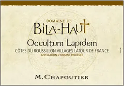 Bila-Haut by Michel Chapoutier Occultum Lapidem