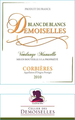 Cellier de Moiselles Corbieres Blanc de Blancs