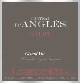 Chateau d'Angles La Clape Grand Vin Red