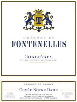 Chateau de Fontenelles Corbieres Cuvee Notre Dame