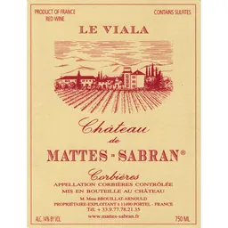 Chateau de Mattes Sabran Corbieres Le Viala