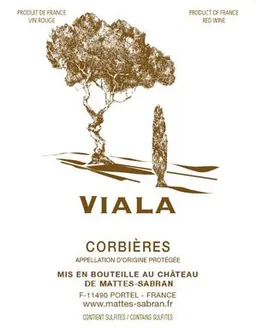 Chateau de Mattes Sabran Corbieres Viala