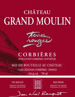 Chateau du Grand Moulin Corbieres Terres Rouges