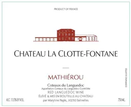 Coteaux du Languedoc Mathierou