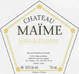 Chateau Maime Cotes de Provence Blanc