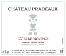 Chateau Pradeaux Cotes de Provence Rose