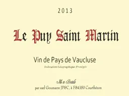 Chateau Puy de Saint Martin Vin De Pays De Vaucluse Red