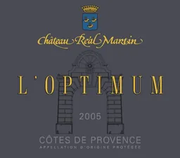 Chateau Real Martin Cotes de Provence l'Optimum Cuvee Prestige Rouge