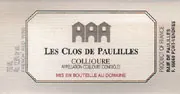 Clos de Paulilles Collioure Rouge