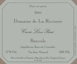 Dom. de la Rectorie Banyuls Cuvee Leon Parce