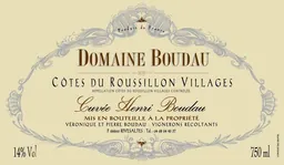 Domaine Boudau Cotes du Roussillon Villages Cuvee Henri Boudau