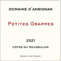 Domaine D'Ansignan Petites Grappes