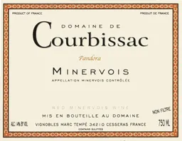Domaine de Courbissac Minervois Pandora