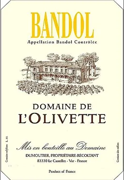 Domaine de l'Olivette Bandol Rose