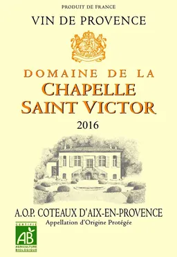 Domaine de la Chapelle Saint Victor Coteaux d'Aix en Provence Rose