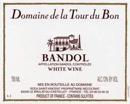 Domaine de La Tour du Bon Bandol Blanc
