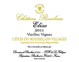 Domaine de Rombeau Cotes du Roussillon Villages Elise Vieilles Vignes