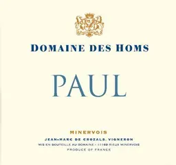 Domaine des Homs Minervois Paul