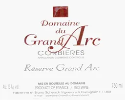 Domaine du Grand Arc Corbieres Reserve