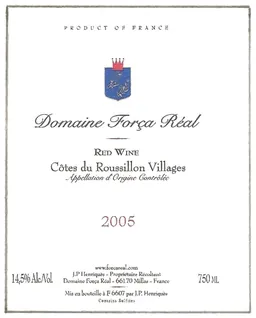 Domaine Forca Real Cotes du Roussillon Villages