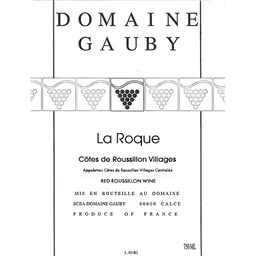 Domaine Gauby La Roque Cotes du Roussillon Villages